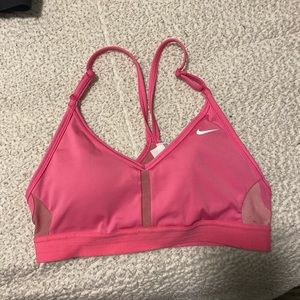 Pink Nike sports bra XS